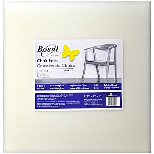 Bosal Foam Square Chair Pad, 18&#x22; x 18&#x22; x 1&#x22;